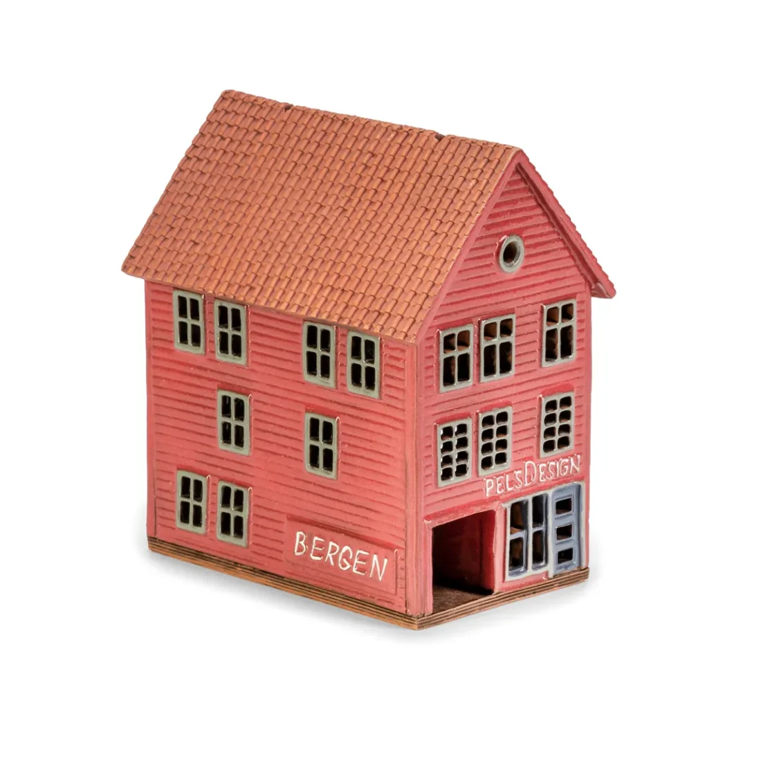 Ceramic miniature of original house in Bergen BER 09