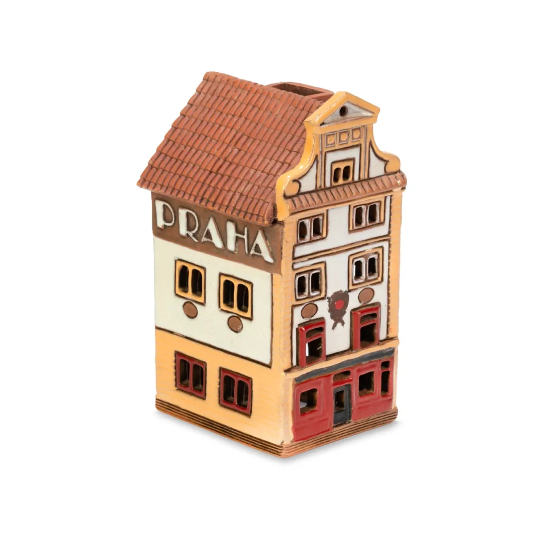 Ceramic miniature of original house in Prague PR 14 MINI