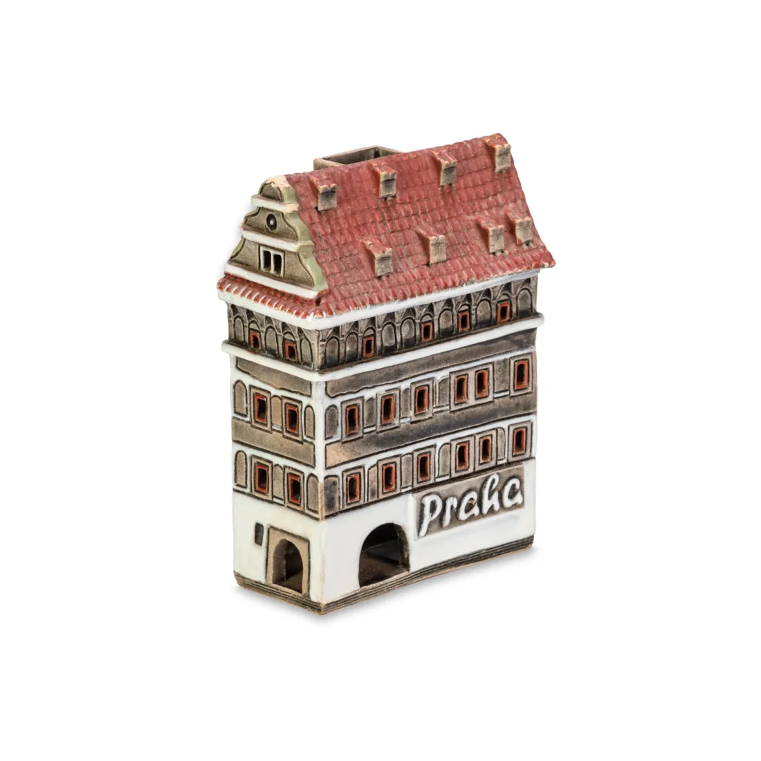 Ceramic miniature of original house in Prague PR 15 MINI