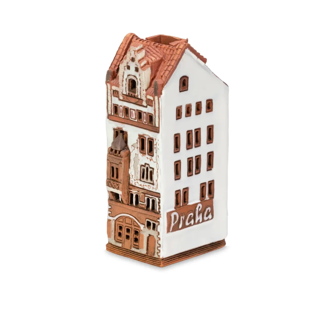 Ceramic miniature of original house in Prague PR 16 MINI