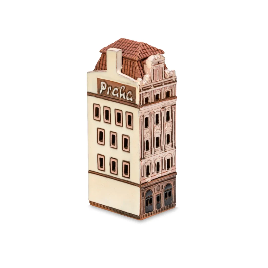 Ceramic miniature of original house in Prague PR 19 MINI