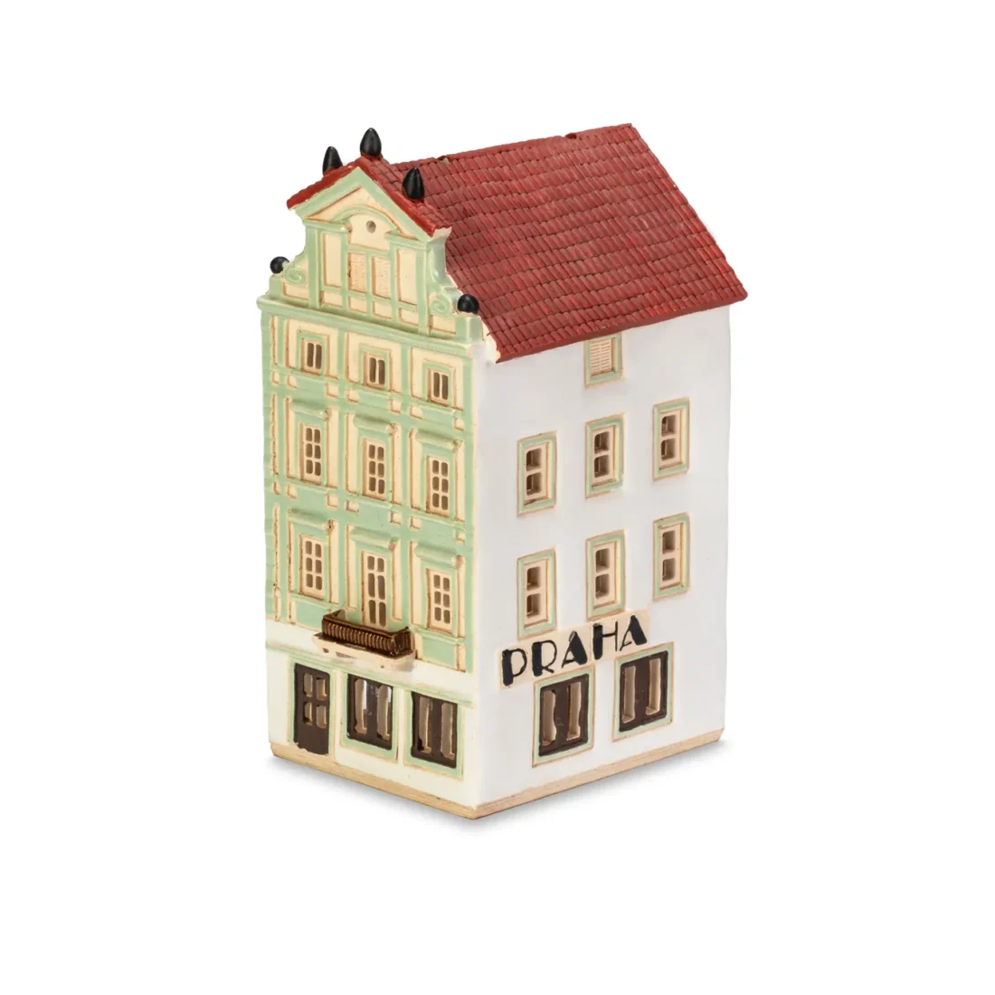 Ceramic miniature of original house in Prague PR 21 W