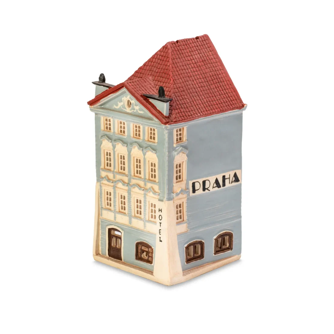 Ceramic miniature of original house in Prague PR 22 W