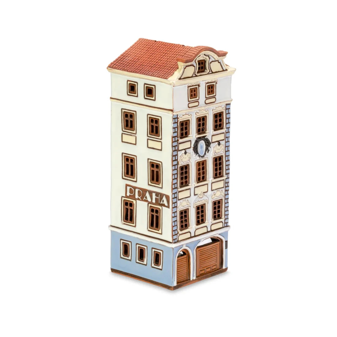 Ceramic miniature of original house in Prague PR 27