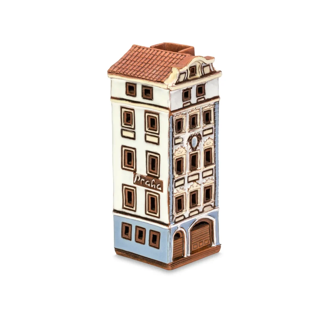 Ceramic miniature of original house in Prague PR 27 MINI