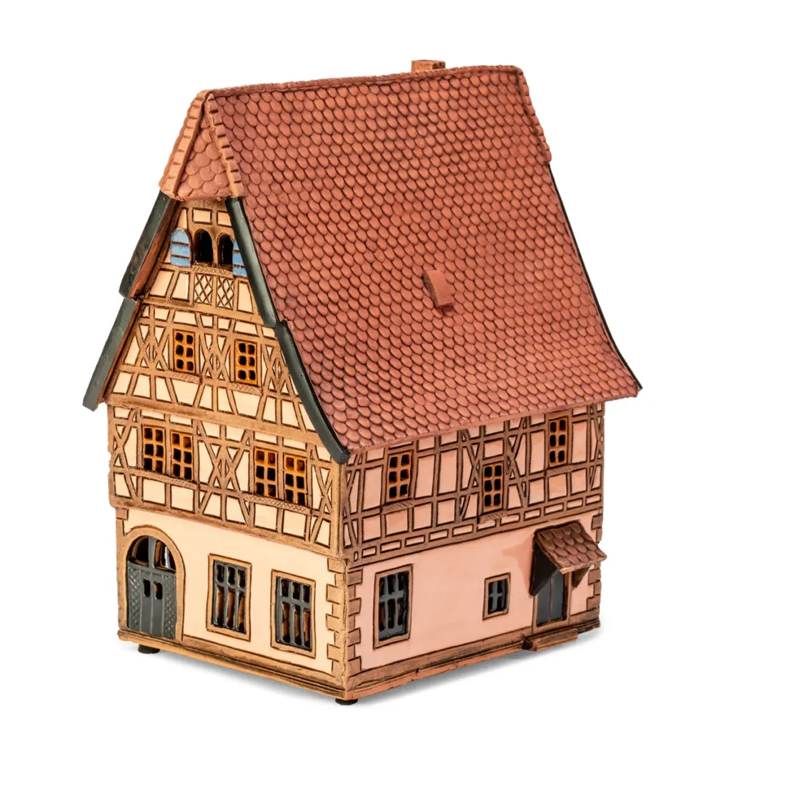 Ceramic miniature of Rotes haus in Rothenburg RodT 01