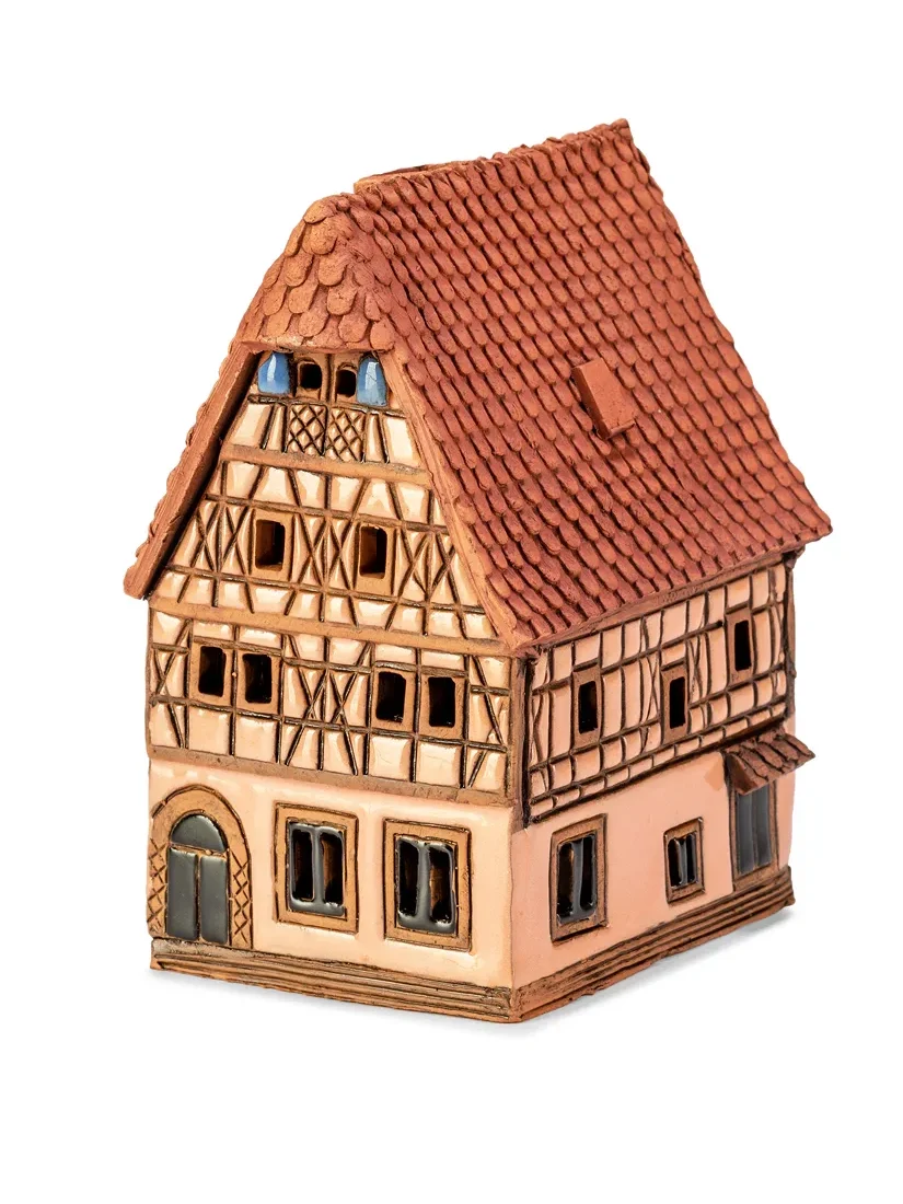 Ceramic miniature of Rotes haus in Rothenburg RodT 01 MINI