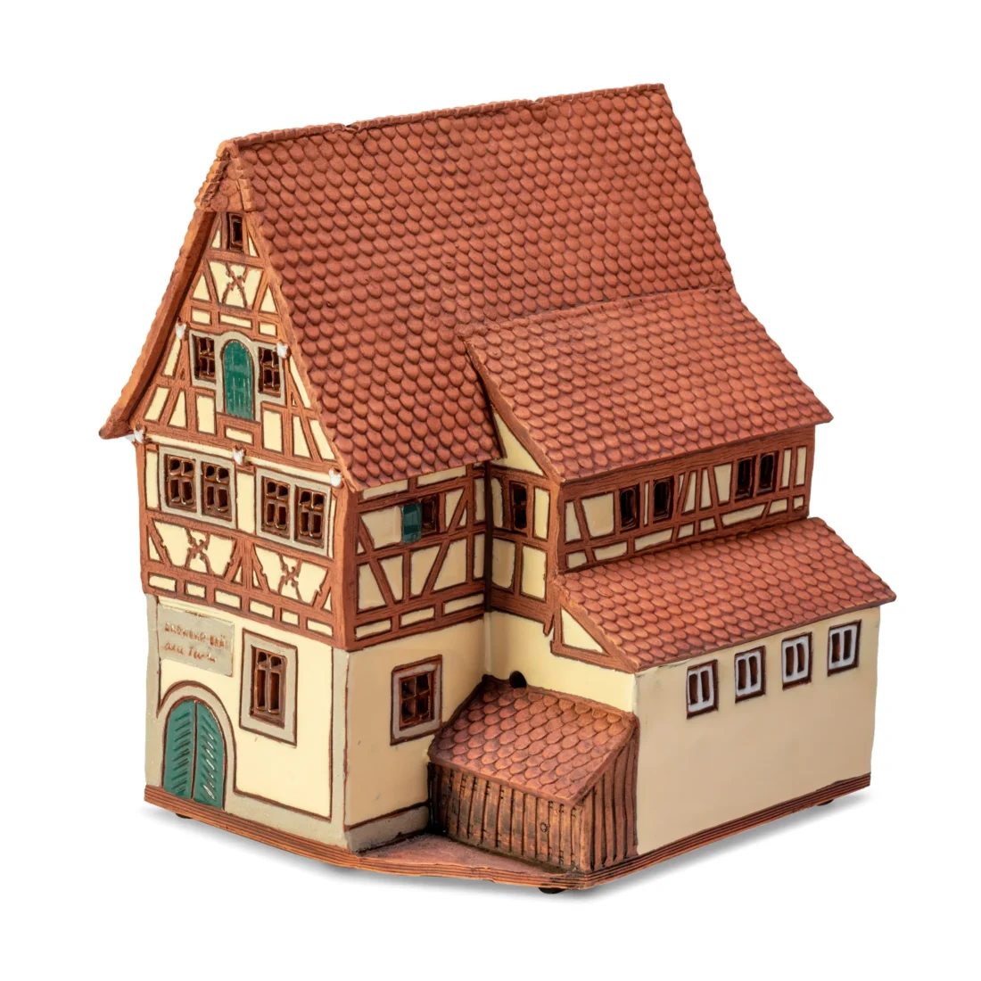 Ceramic miniature of original house in Rothenburg RodT 04