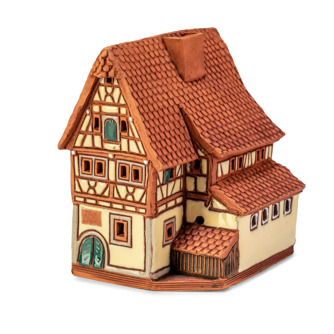 Ceramic miniature of original house in Rothenburg RodT 04 MINI