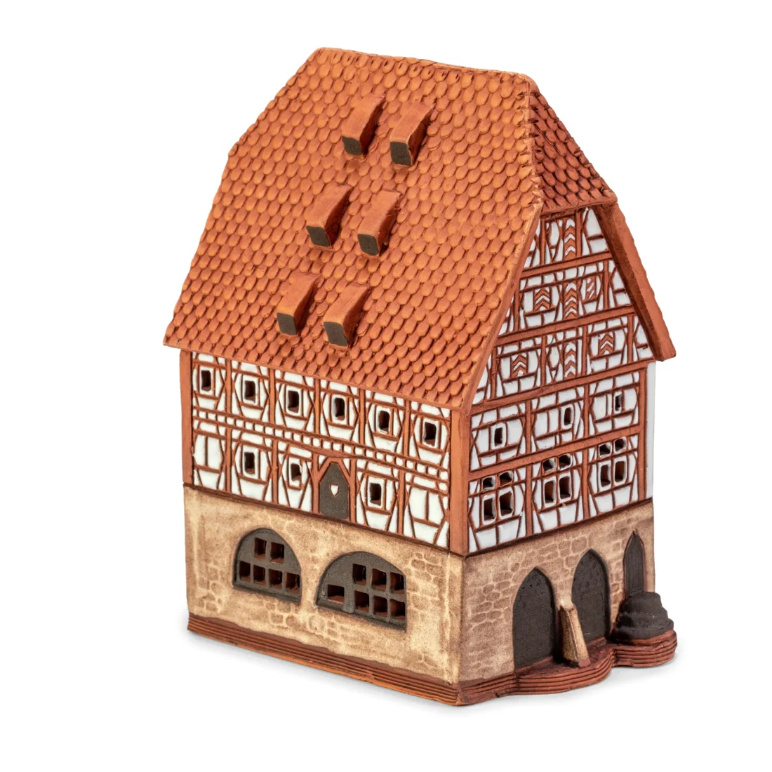 Ceramic miniature of Fleischhaus in Rothenburg RodT 06 MINI