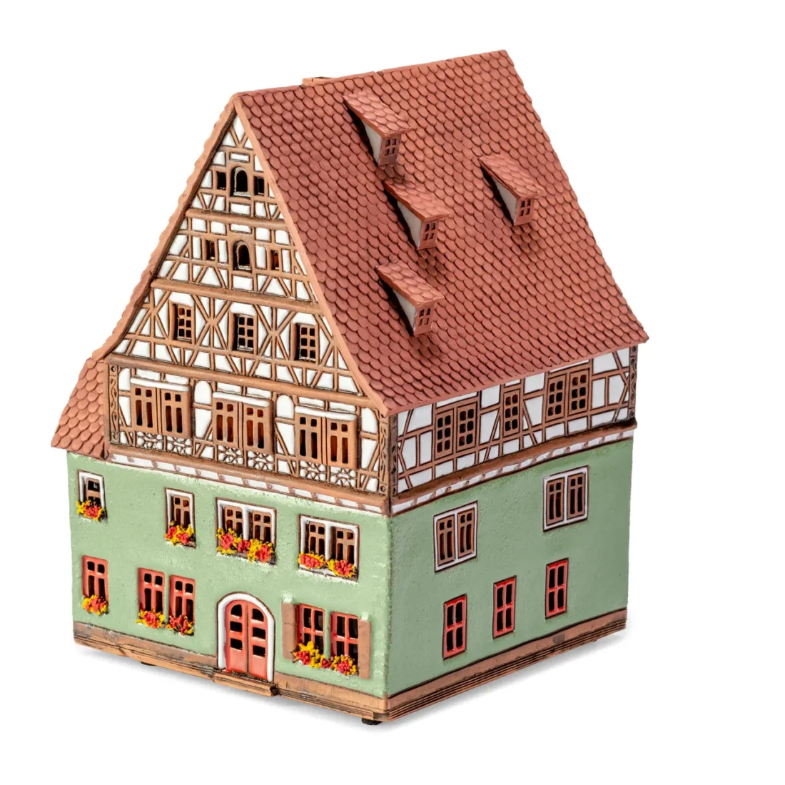 Ceramic miniature of Reichsküchenmeister hotel in Rothenburg RodT 11