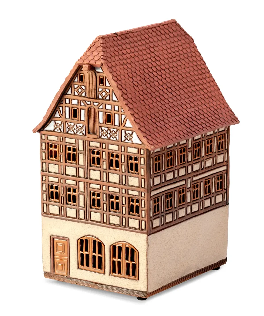 Ceramic miniature of original house in Rothenburg RodT 12