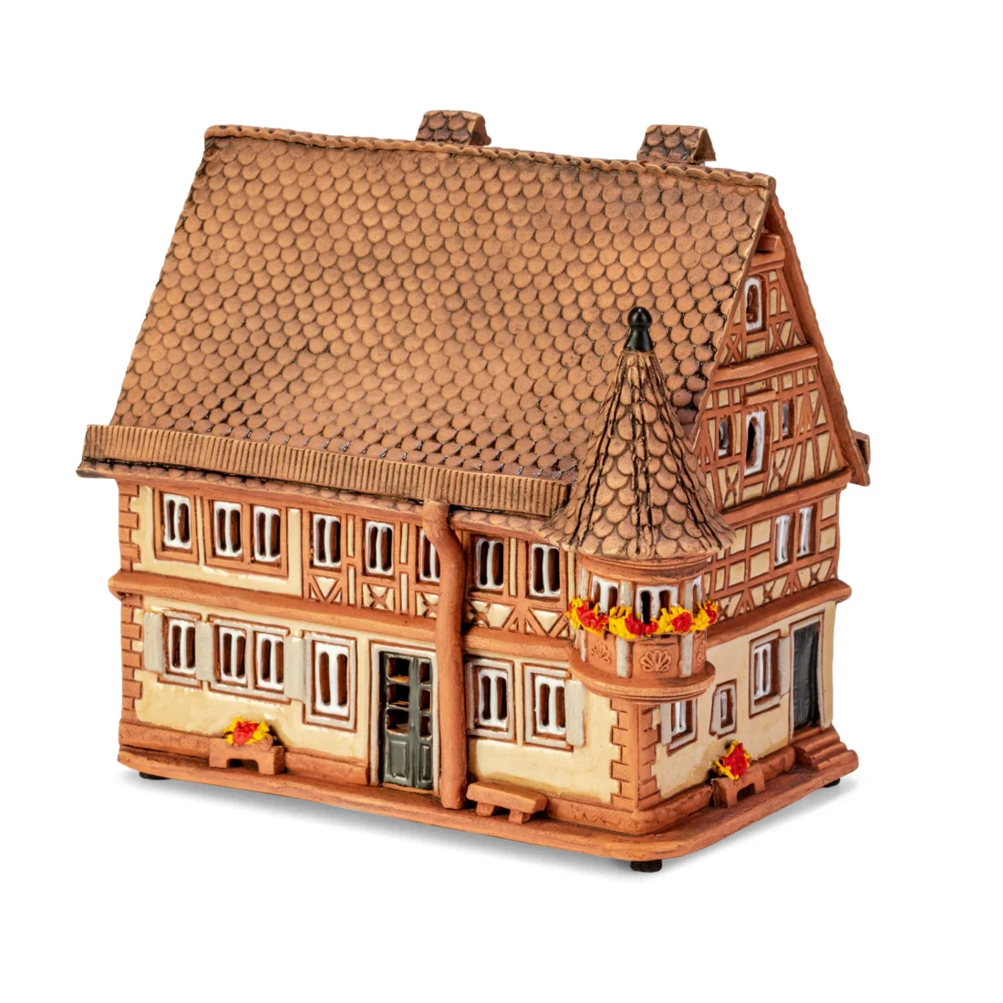 Ceramic miniature of Feuerleinserker in Rothenburg RodT 17