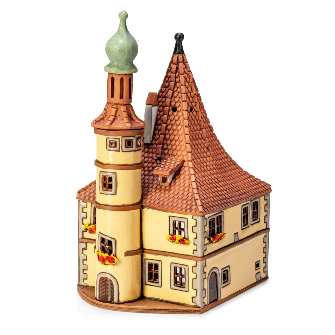 Ceramic plaque of Hegereiterhaus in Rothenburg RodT 18 PL