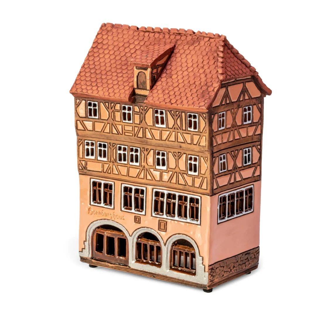 Ceramic miniature of original house in Rothenburg RodT 23