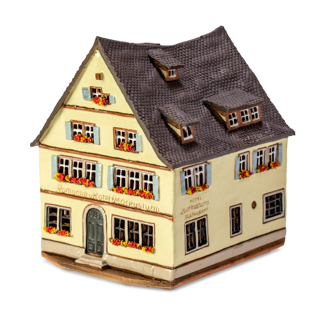 Ceramic miniature of Romantik hotel Markusturm in Rothenburg RodT 33