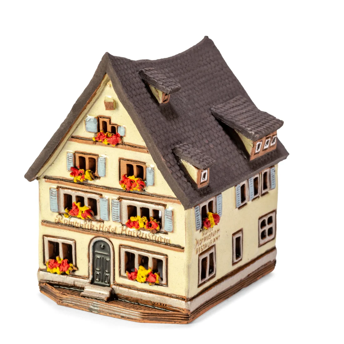 Ceramic miniature of Romantik hotel Markusturm in Rothenburg RodT 33 MINI