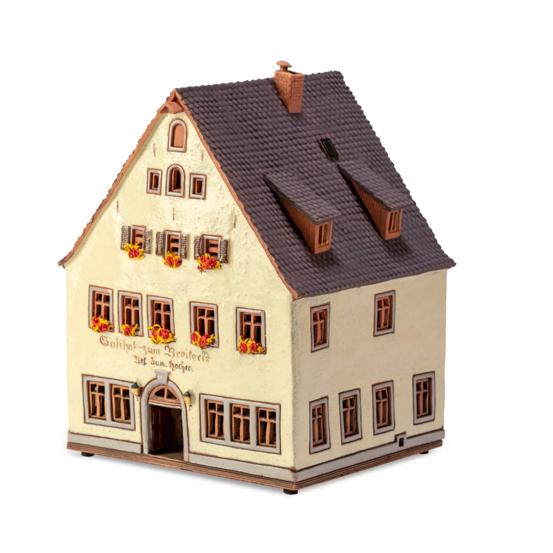 Ceramic miniature of Gasthof zum Breiterle in Rothenburg RodT 35