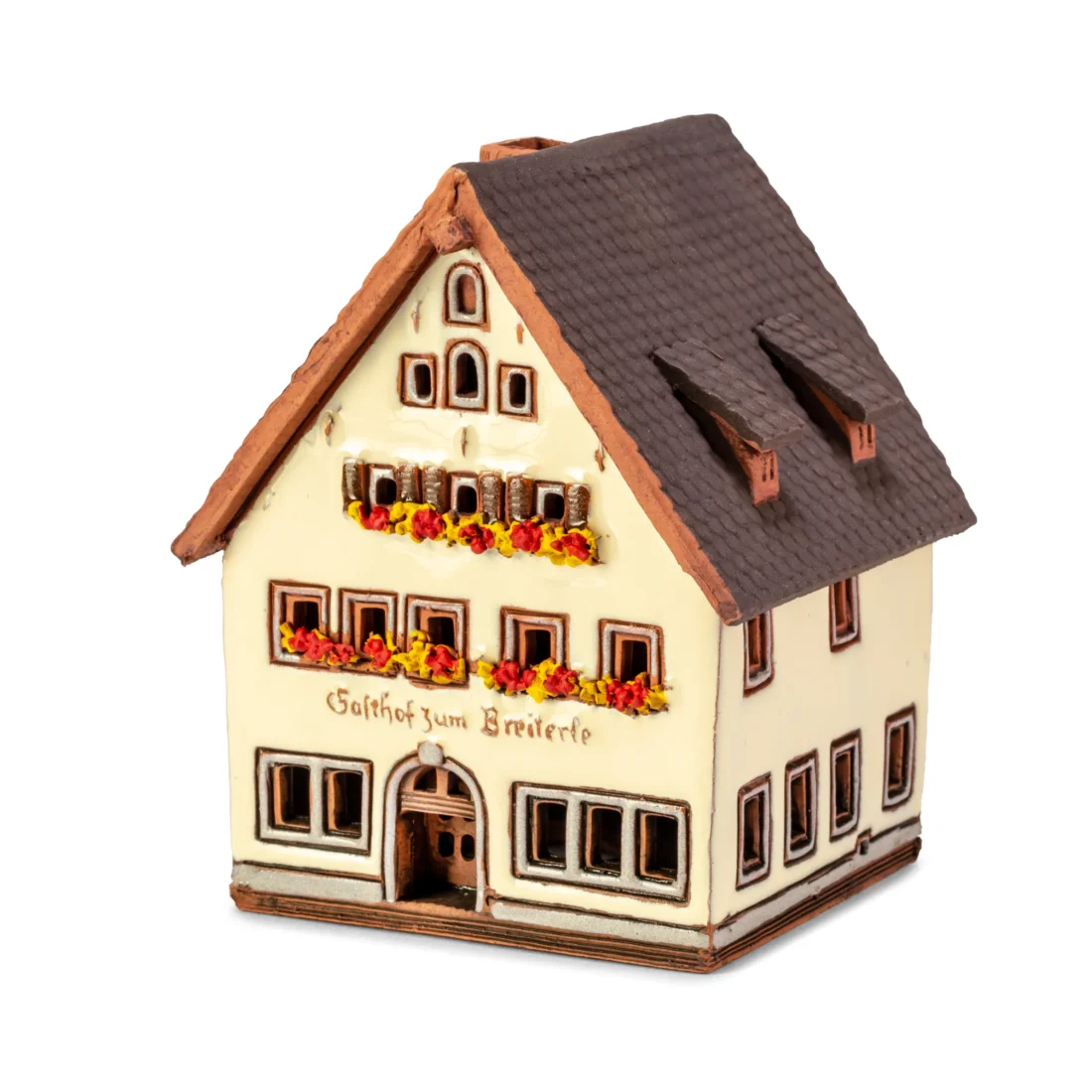 Ceramic miniature of Gasthof zum Breiterle in Rothenburg RodT 35 MINI