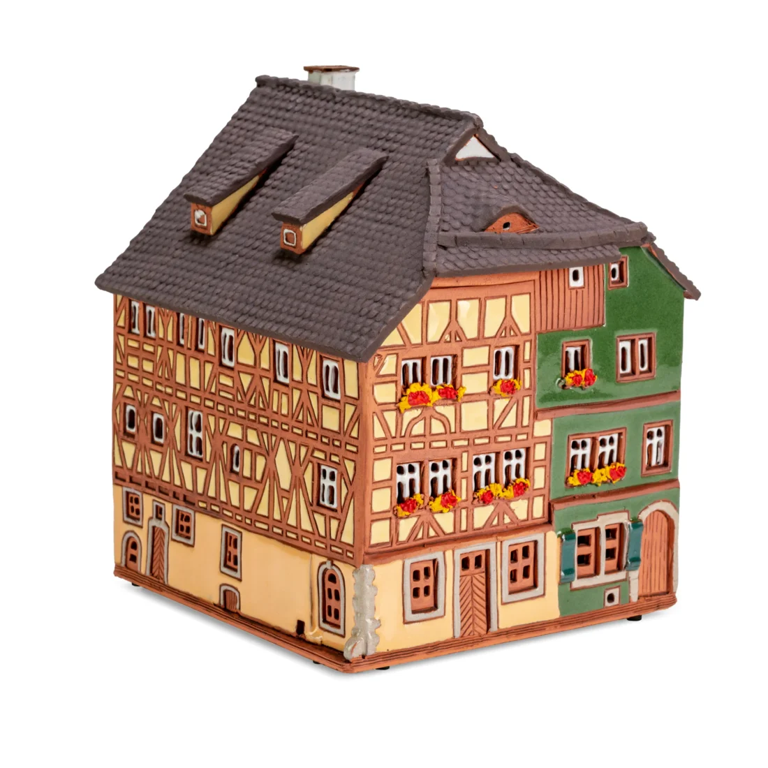 Ceramic miniature of original house in Rothenburg RodT 36