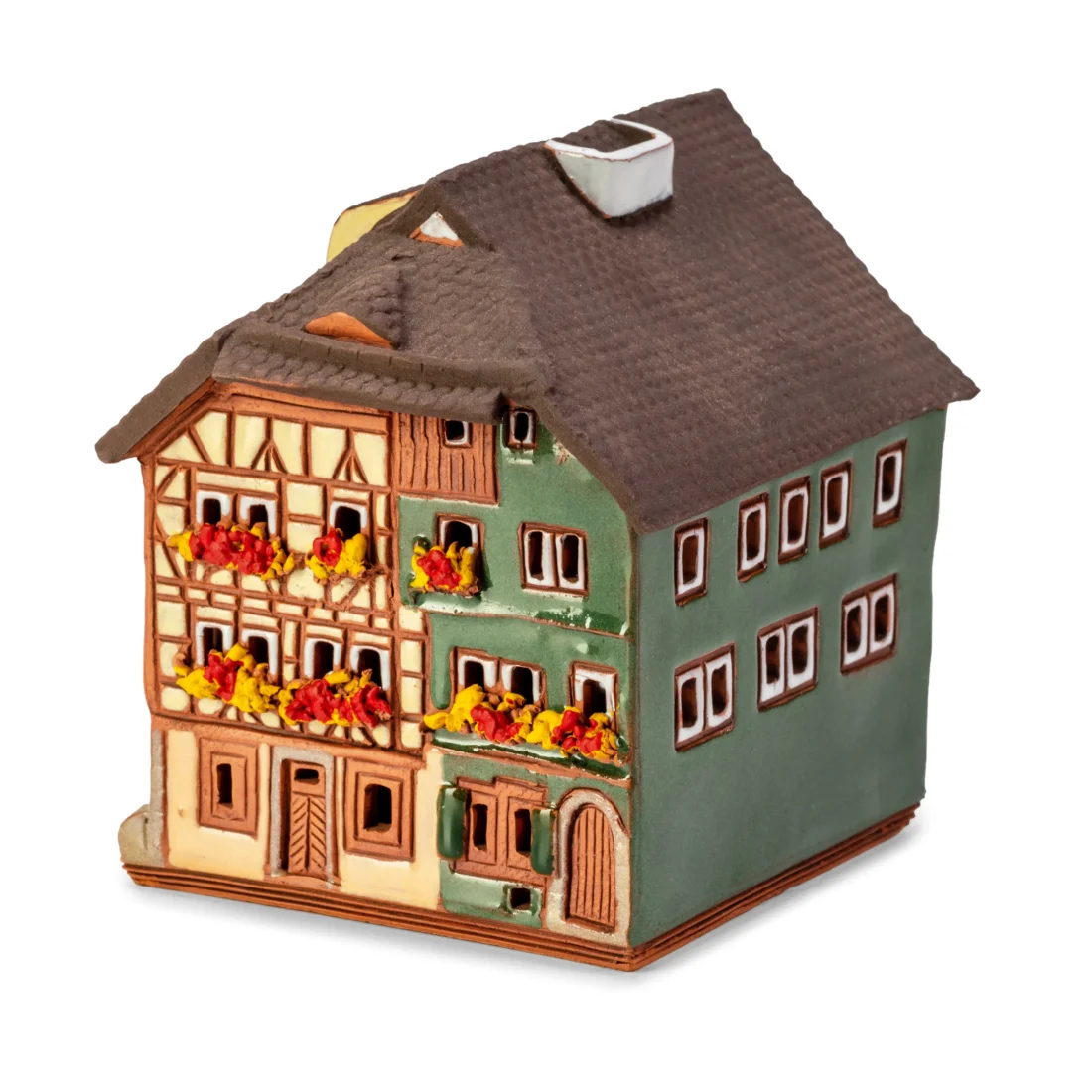 Ceramic miniature of original house in Rothenburg RodT 36 MINI