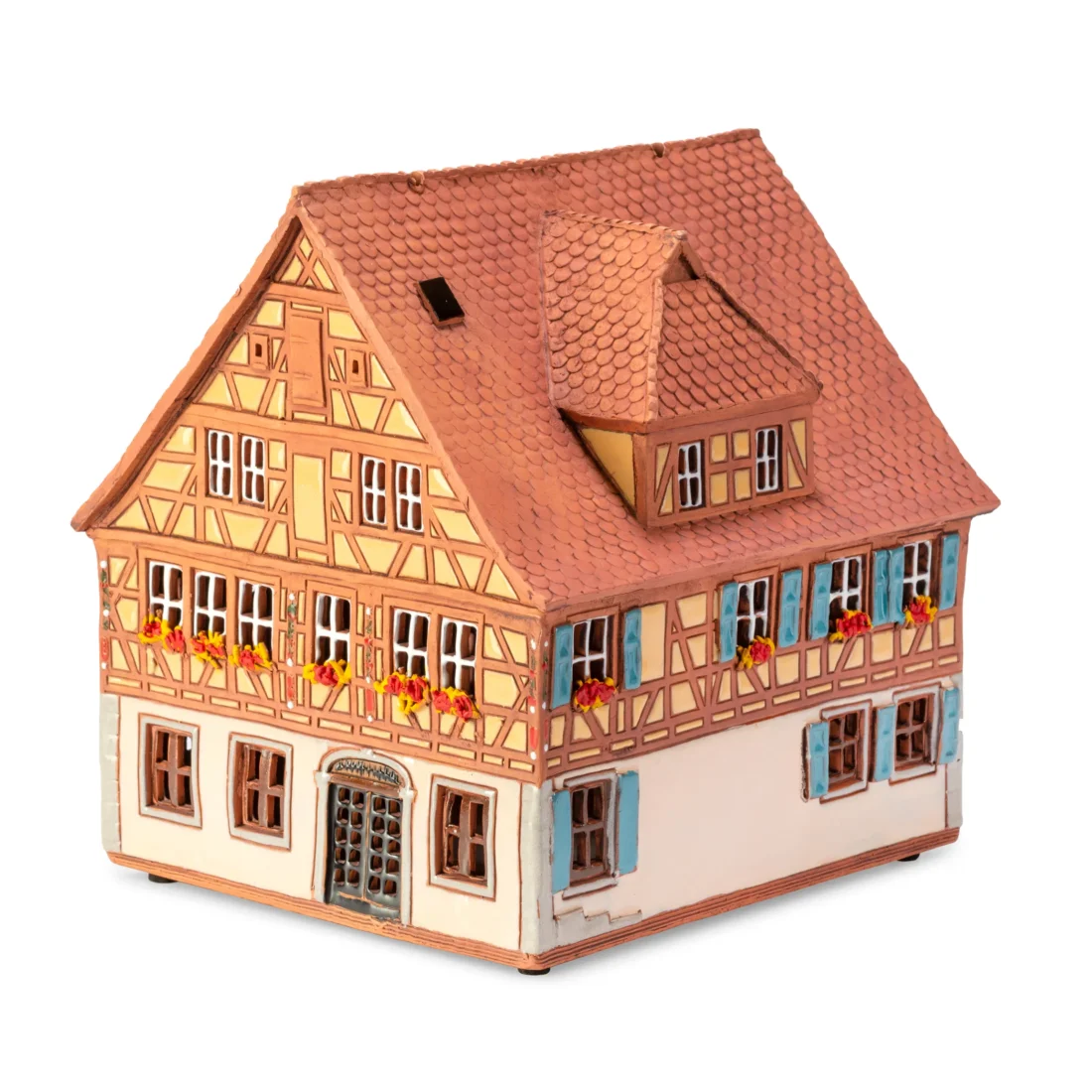 Ceramic miniature of original house in Rothenburg RodT 38