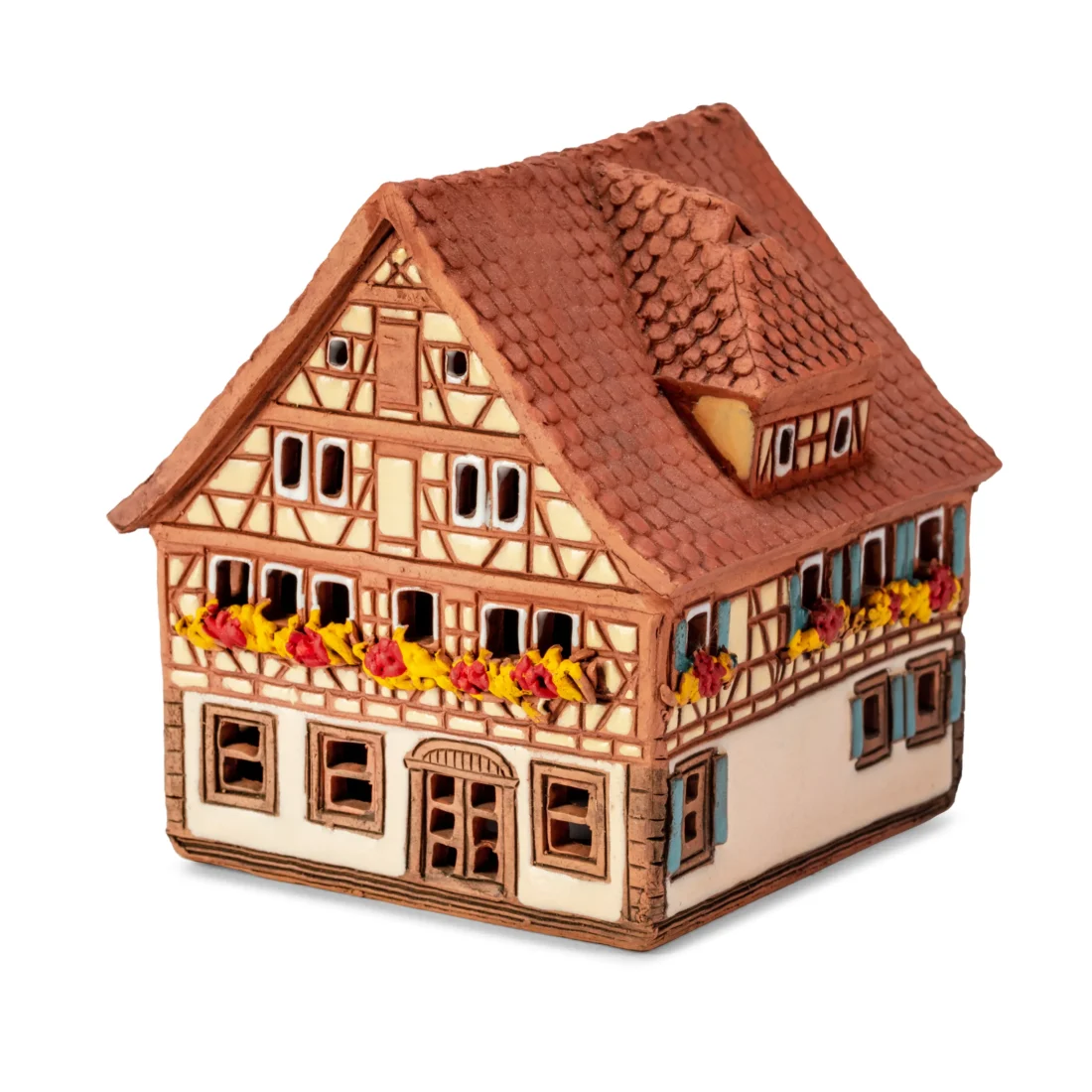 Ceramic miniature of original house in Rothenburg RodT 38 MINI
