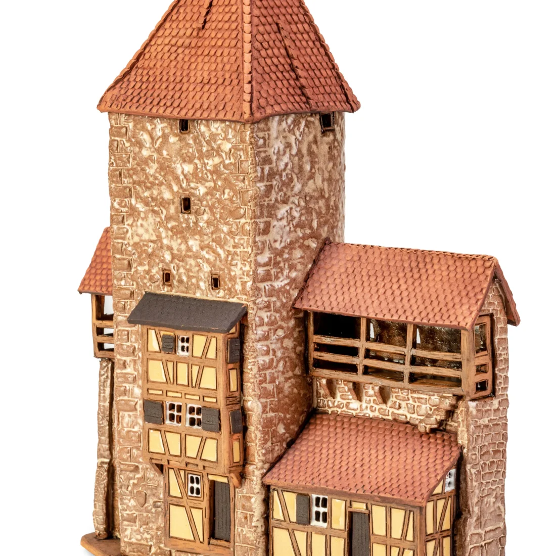 Ceramic miniature of Mauer haus in Rothenburg RodT 42