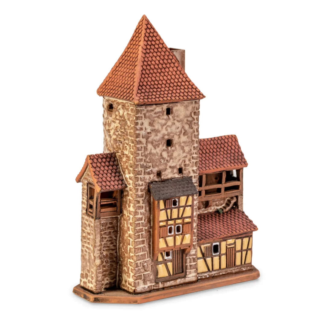 Ceramic miniature of Mauer haus in Rothenburg RodT 42 MINI