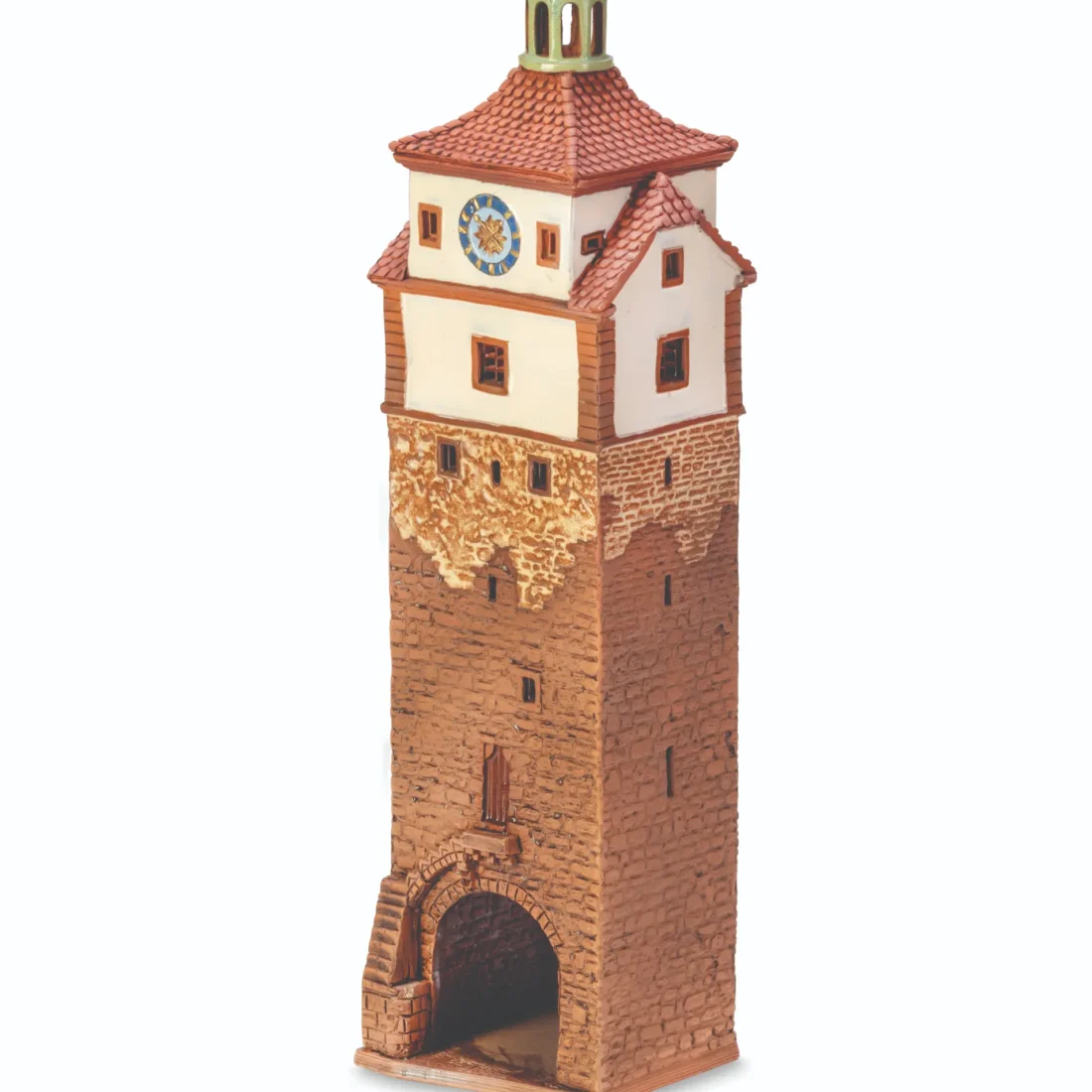 Ceramic miniature of Weißer Turm in Rothenburg RodT 48
