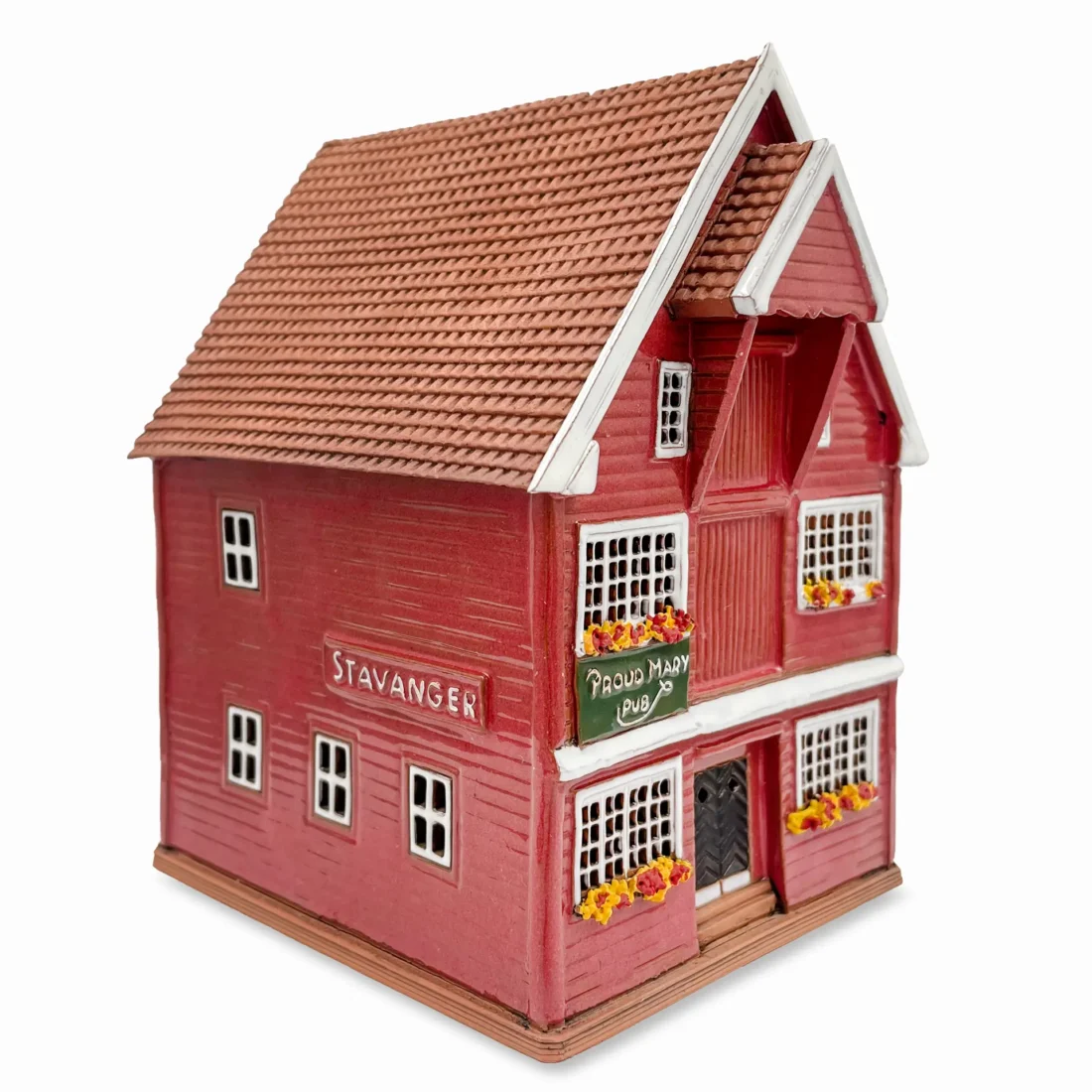 Ceramic miniature of original house in Stavanger STV 04