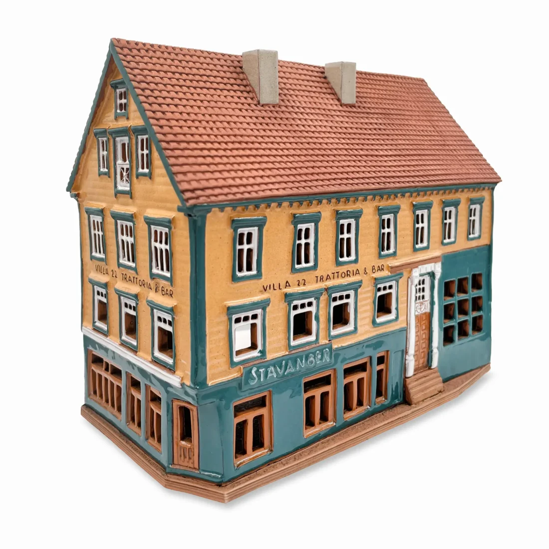 Ceramic miniature of original house in Stavanger STV 06