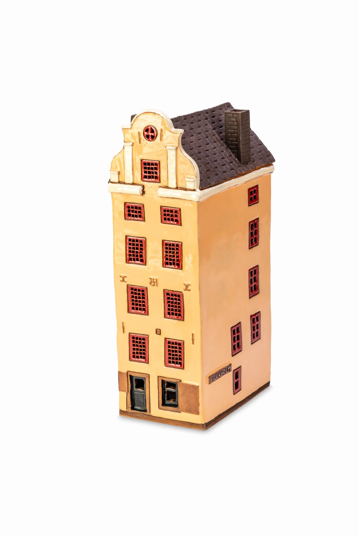 Ceramic miniature of Grand Square building in Stockholm SW 02 BIG