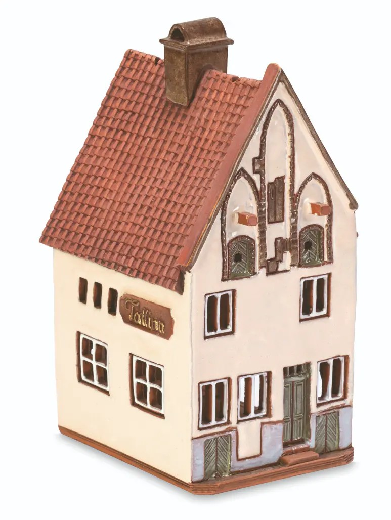 Ceramic miniature of original house in Tallinn TALL 30