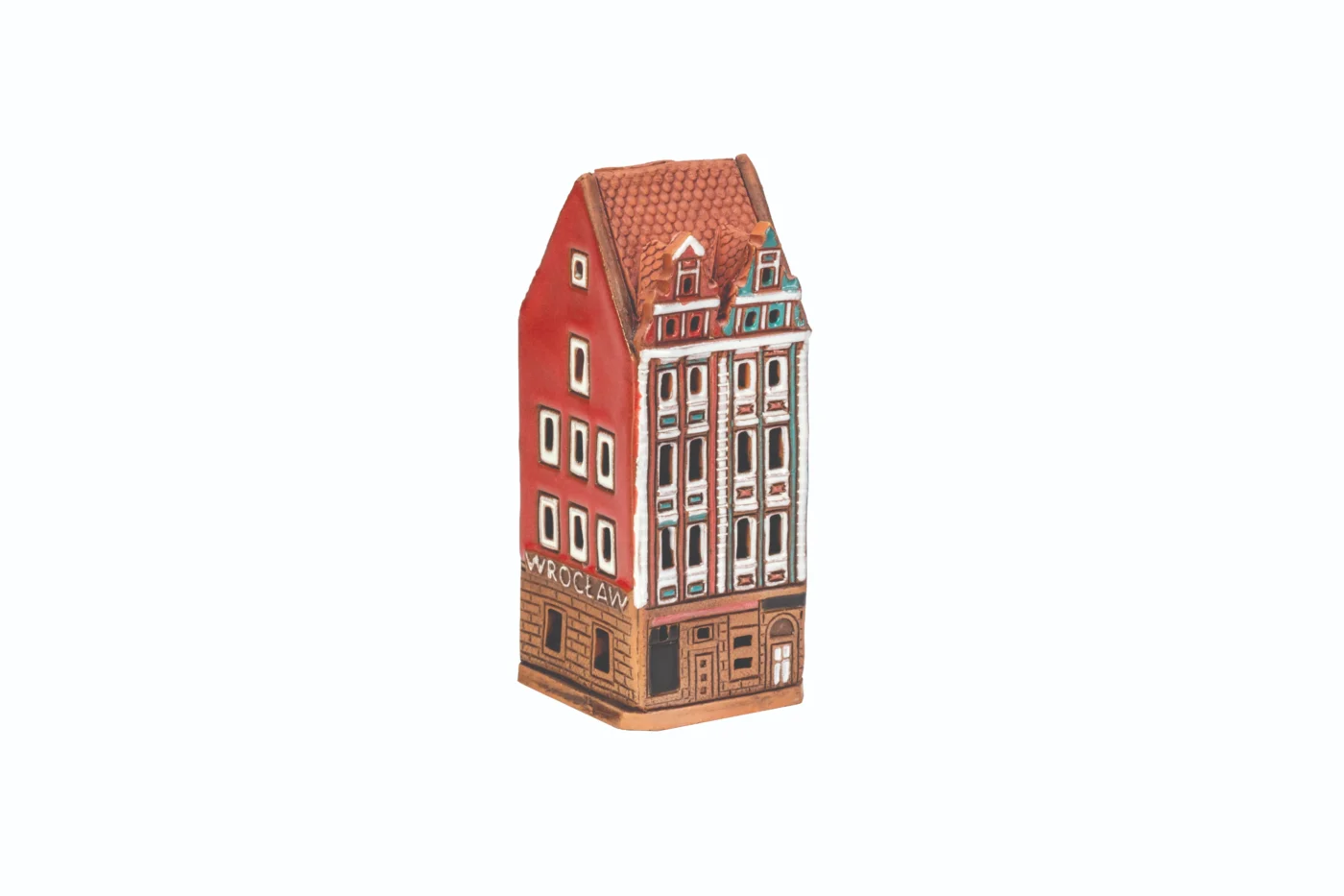 Ceramic miniature of original house in Wroclaw WR 02 MINI