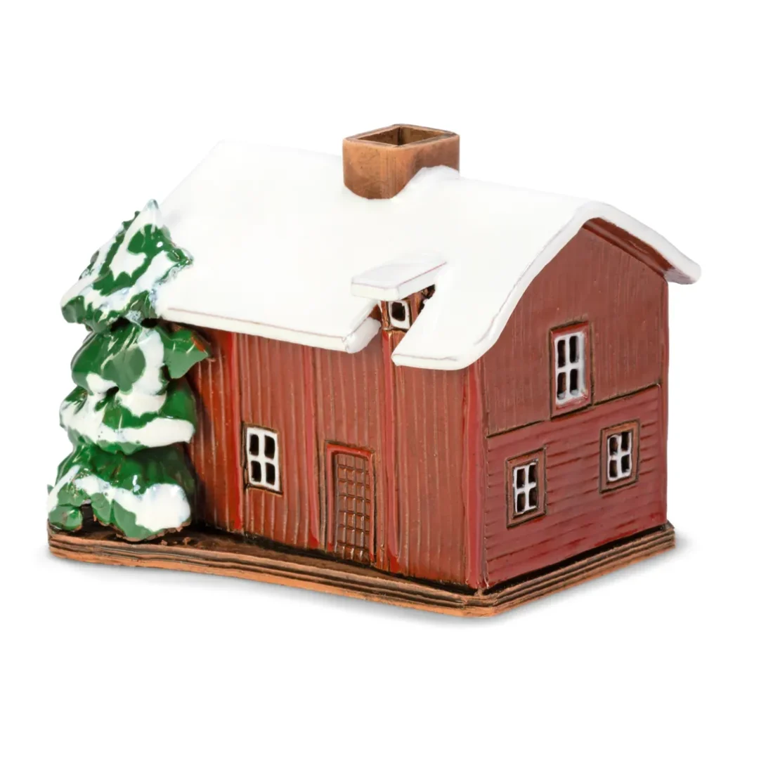 Ceramic miniature of original house in Porvoo W FIN MINI 05