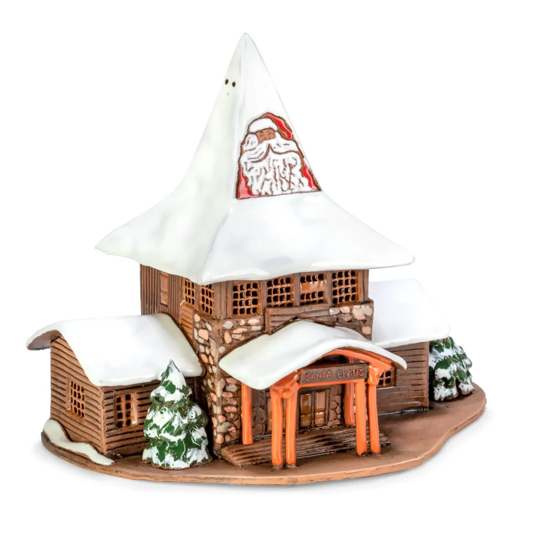 Ceramic miniature of original house in Rovaniemi W FIN 10