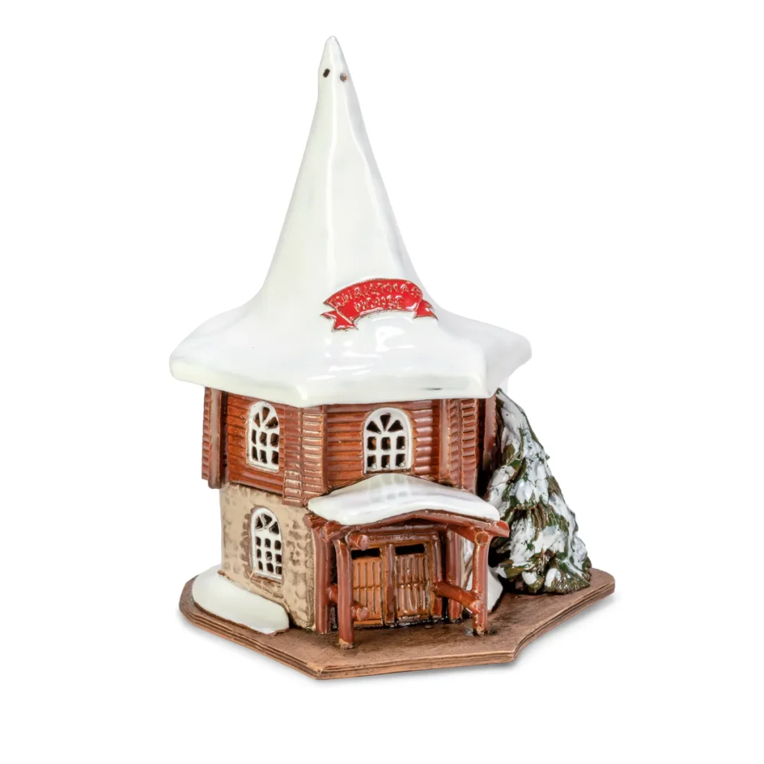 Ceramic miniature of original house in Rovaniemi W FIN 11