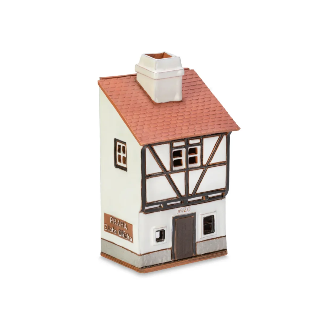 Ceramic miniature of Zlata street house in Prague ZU 08 L