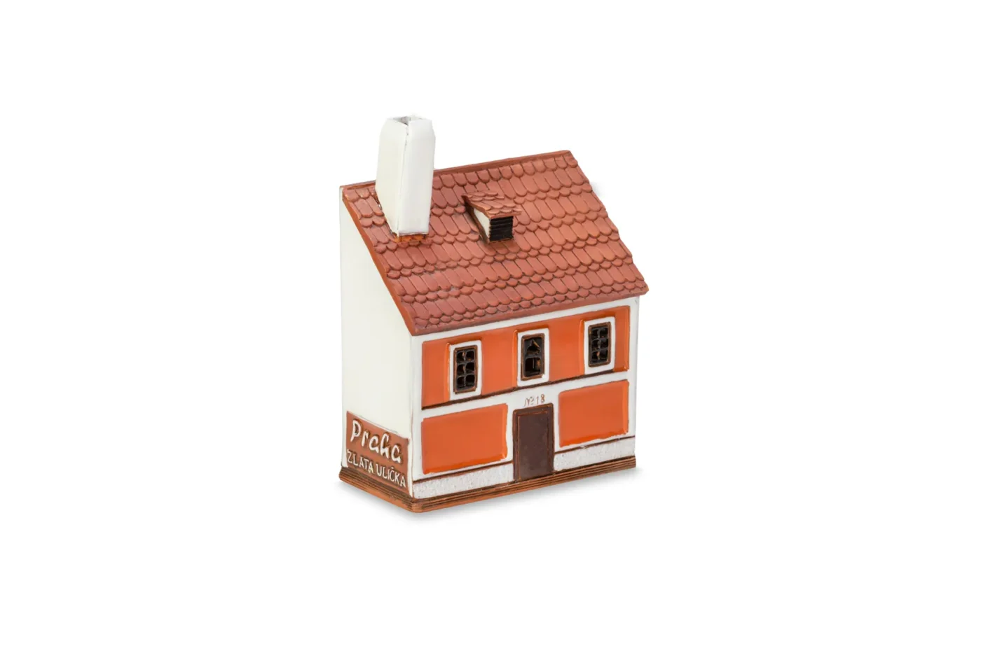 Ceramic miniature of Zlata street house in Prague ZU 10