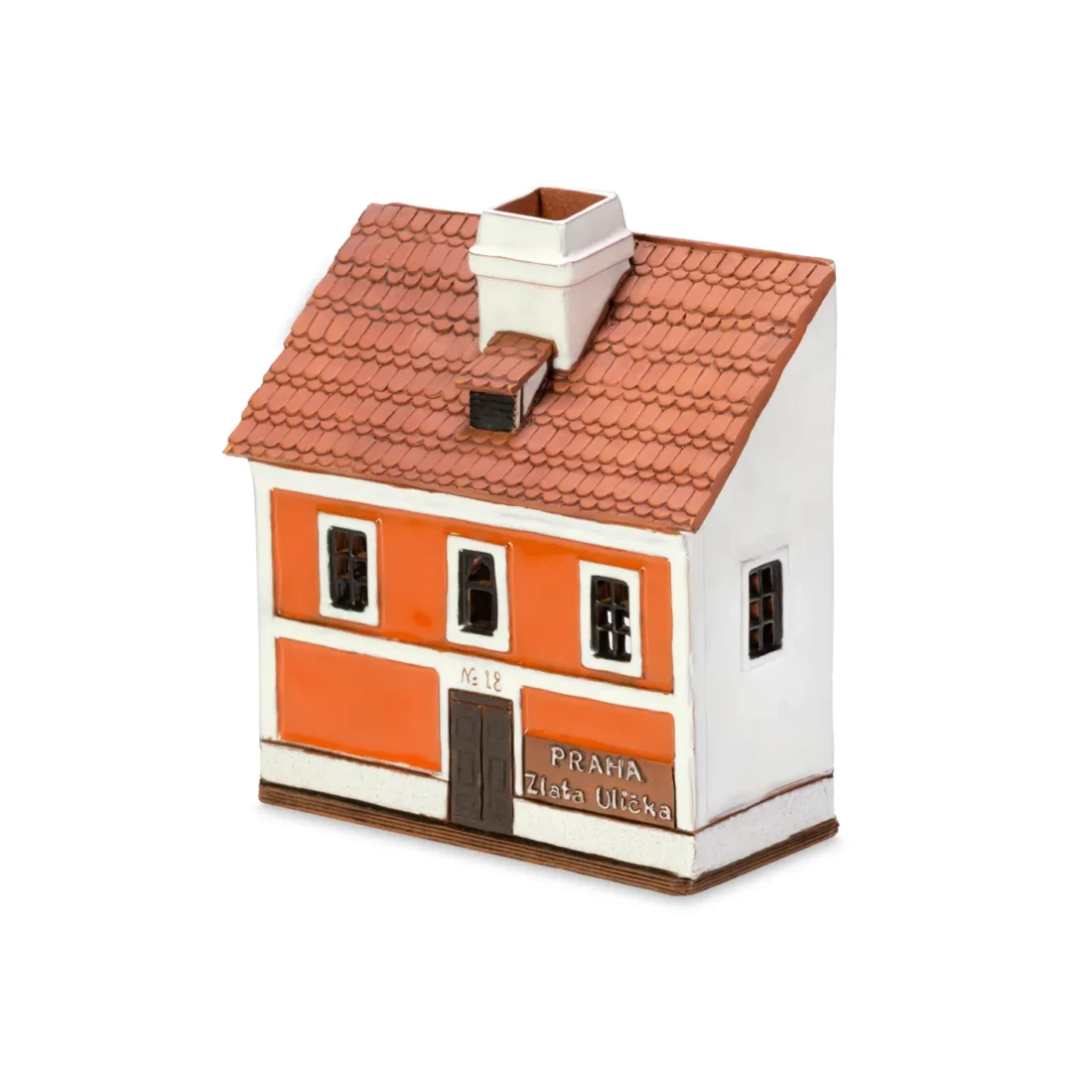 Ceramic miniature of Zlata street house in Prague ZU 10 L