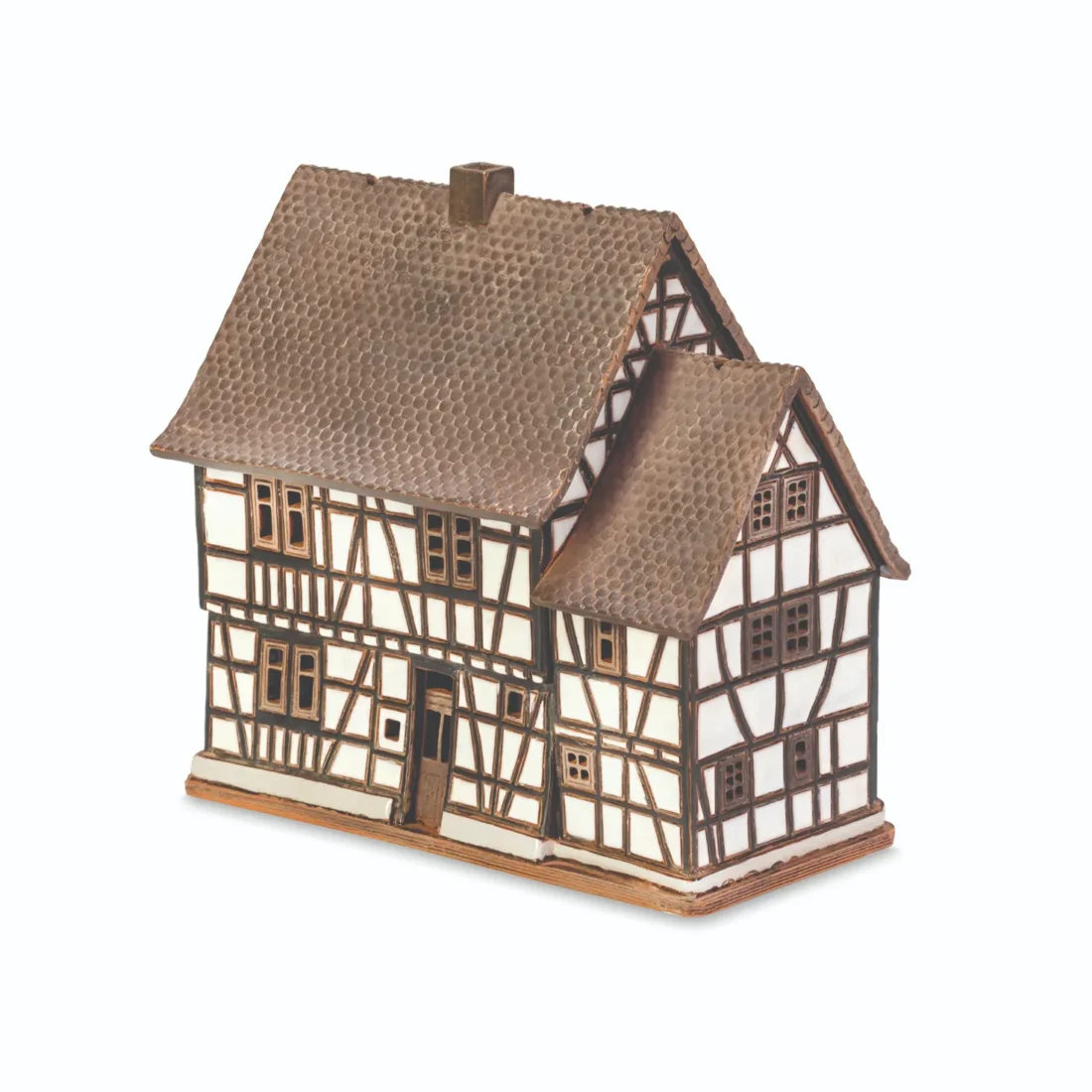 Ceramic miniature of original house in Dreieich MOD 0312