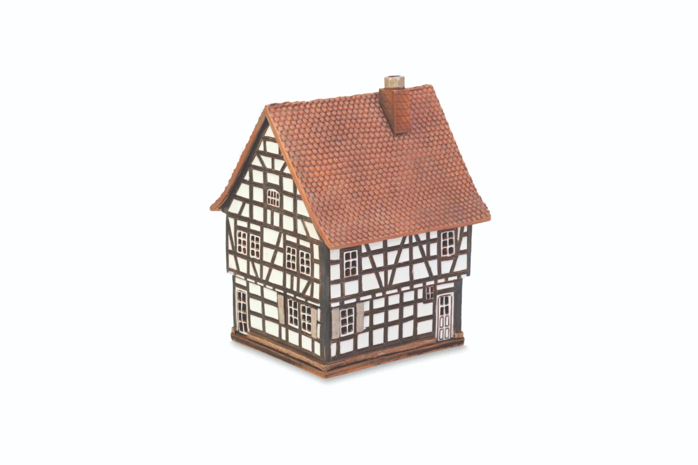 Ceramic miniature of original house in Dreieich MOD 0449